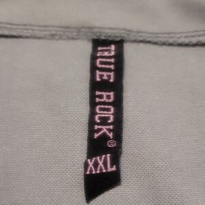 TRUE ROCK Gray Jersey Top Modern Comfort